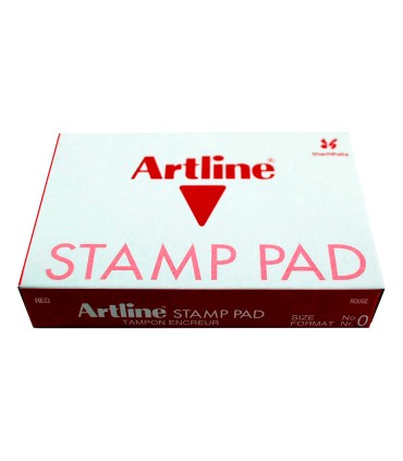 Tampon artline nº0 rojo 56x90 mm